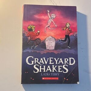 Scholastic Graveyard Shakes Graphic Novel - Purple and Red Cover